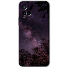 Vivo Y33S Gece Galaksi Baskılı Uyumlu Silikon Kılıf