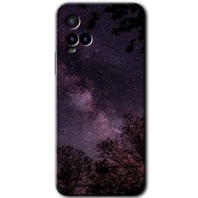 Vivo Y33S Gece Galaksi Baskılı Uyumlu Silikon Kılıf