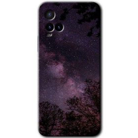 Vivo Y33S Gece Galaksi Baskılı Uyumlu Silikon Kılıf