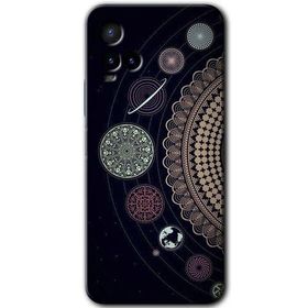 Vivo Y33S Gezegen Döngüsü Baskılı Uyumlu Silikon Kılıf