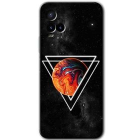 Vivo Y33S Kızıl Gezegen Baskılı Uyumlu Silikon Kılıf