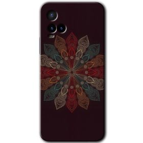 Vivo Y33S Mandala Flower Wal Baskılı Uyumlu Silikon Kılıf