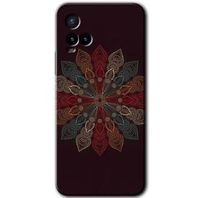 Vivo Y33S Mandala Flower Wal Baskılı Uyumlu Silikon Kılıf