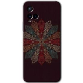 Vivo Y33S Mandala Flower Wal Baskılı Uyumlu Silikon Kılıf