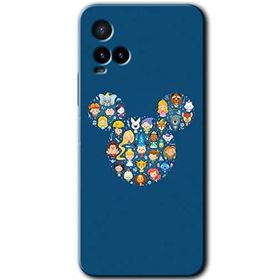 Vivo Y33S Mickey Baskılı Uyumlu Silikon Kılıf