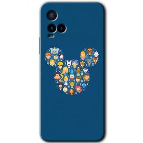 Vivo Y33S Mickey Baskılı Uyumlu Silikon Kılıf