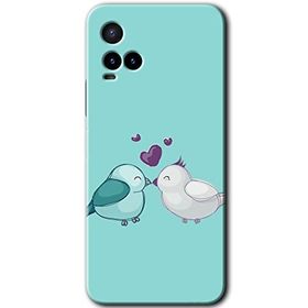 Vivo Y33S Mutlu Kuşlar Baskılı Uyumlu Silikon Kılıf