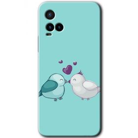 Vivo Y33S Mutlu Kuşlar Baskılı Uyumlu Silikon Kılıf