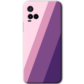 Vivo Y33S Oblique Baskılı Uyumlu Silikon Kılıf