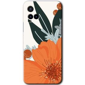 Vivo Y33S Portakal Çiçeği Baskılı Uyumlu Silikon Kılıf