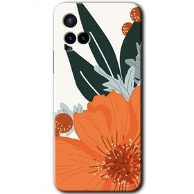Vivo Y33S Portakal Çiçeği Baskılı Uyumlu Silikon Kılıf