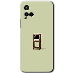 Vivo Y33S Retro TV Baskılı Uyumlu Silikon Kılıf