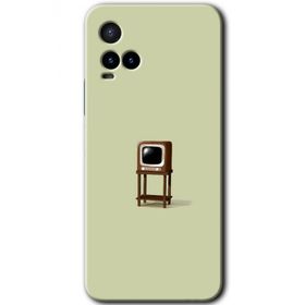 Vivo Y33S Retro TV Baskılı Uyumlu Silikon Kılıf