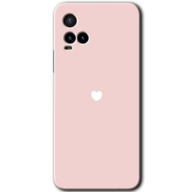 Vivo Y33S Sade Kalp Baskılı Uyumlu Silikon Kılıf