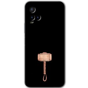 Vivo Y33S Thor Çekiç Baskılı Uyumlu Silikon Kılıf