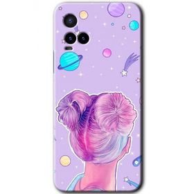 Vivo Y33S Uzaylı Kız Baskılı Uyumlu Silikon Kılıf