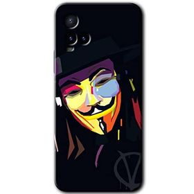Vivo Y33S Vendetta Baskılı Uyumlu Silikon Kılıf