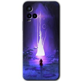 Vivo Y33S Wanderer Silhouette Baskılı Uyumlu Silikon Kılıf