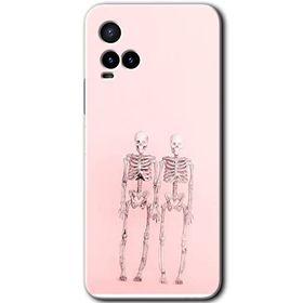 Vivo Y33S Yaşayan Çift Baskılı Uyumlu Silikon Kılıf