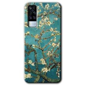 Vivo Y51 Almond Blossom Baskılı Uyumlu Silikon Kılıf