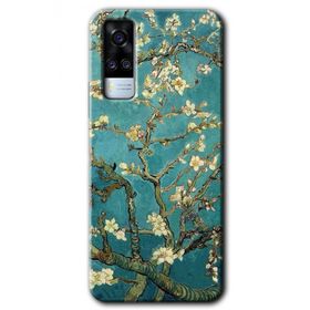 Vivo Y51 Almond Blossom Baskılı Uyumlu Silikon Kılıf