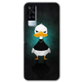 Vivo Y51 Angry Duck Baskılı Uyumlu Silikon Kılıf