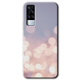 Vivo Y51 Blur Lights Baskılı Uyumlu Silikon Kılıf