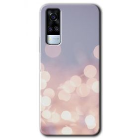 Vivo Y51 Blur Lights Baskılı Uyumlu Silikon Kılıf