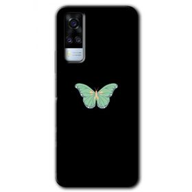 Vivo Y51 Butterfly Tree Baskılı Uyumlu Silikon Kılıf