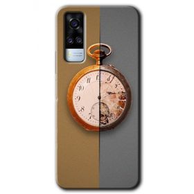 Vivo Y51 Clocks Artwork Baskılı Uyumlu Silikon Kılıf