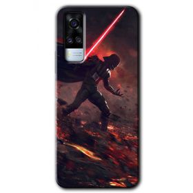 Vivo Y51 Darh Vader Wars Baskılı Uyumlu Silikon Kılıf