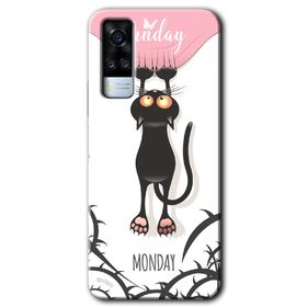 Vivo Y51 Dark Sunday Baskılı Uyumlu Silikon Kılıf