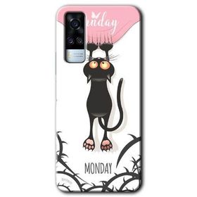 Vivo Y51 Dark Sunday Baskılı Uyumlu Silikon Kılıf