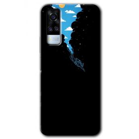 Vivo Y51 Derinlere Yolculuk Baskılı Uyumlu Silikon Kılıf