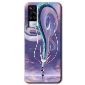 Vivo Y51 Dragon Snake Baskılı Uyumlu Silikon Kılıf