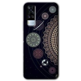 Vivo Y51 Gezegen Döngüsü Baskılı Uyumlu Silikon Kılıf