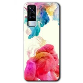 Vivo Y51 Gökkuşağı Color Baskılı Uyumlu Silikon Kılıf