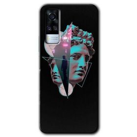 Vivo Y51 Heykel Baskılı Uyumlu Silikon Kılıf