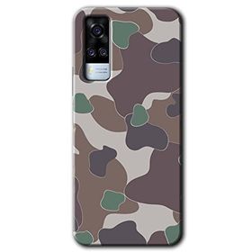 Vivo Y51 Kamuflaj 11 Baskılı Uyumlu Silikon Kılıf