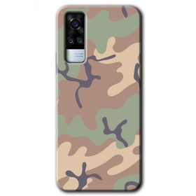 Vivo Y51 Kamuflaj 29 Baskılı Uyumlu Silikon Kılıf