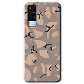 Vivo Y51 Kamuflaj 6 Baskılı Uyumlu Silikon Kılıf
