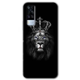 Vivo Y51 King Lion Baskılı Uyumlu Silikon Kılıf
