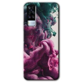 Vivo Y51 Liquid Cloud Baskılı Uyumlu Silikon Kılıf
