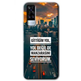 Vivo Y51 Manzara Seviyorum Baskılı Uyumlu Silikon Kılıf