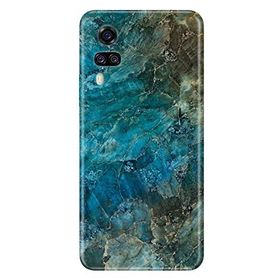 Vivo Y51 Mavi Uyumlu Silikon Kılıf