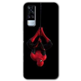 Vivo Y51 Örümcek Adam Baskılı Uyumlu Silikon Kılıf