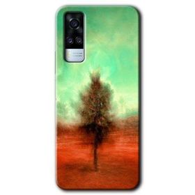 Vivo Y51 Outlines Paint Baskılı Uyumlu Silikon Kılıf