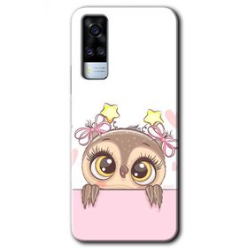 Vivo Y51 Sevimli Baykuş Baskılı Uyumlu Silikon Kılıf