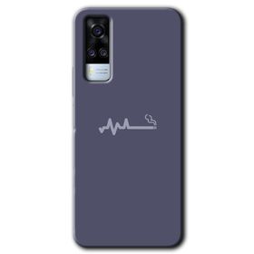 Vivo Y51 Sigara Zararlıdır Baskılı Uyumlu Silikon Kılıf