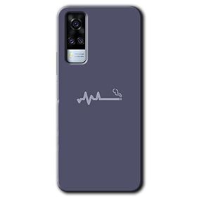 Vivo Y51 Sigara Zararlıdır Baskılı Uyumlu Silikon Kılıf